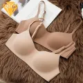 Comfortable Bra Comfortable Seamless Padded Sports Yoga Bra with Adjustable Straps Wireless Push Up Lady Soft Bra. 