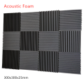 300x300x25mm Acoustic Foam Sound Insulation Panels For Ktv Bar Soundproofing Studio Wedges Sound Proofing Multiple Color 1pc. 