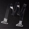 1 Pair Silicone Clear Bra Straps /Transparent Invisible Strap Detachable Adjustable Bra Shoulder Straps/ Women Elastic Belt Intimates Accessories. 