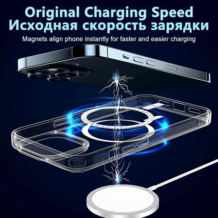 Magsafe%20Magnetic%20Transparent%20Wireless%20Charging%20Case%20Silicone%20Cover%20for%20iPhone%2011%20Pro%20-%20Image%204