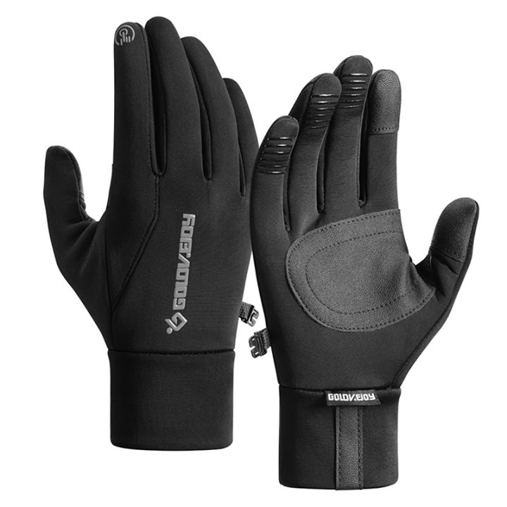 Touch Screen Men Cycling Gloves Waterproof Winter Bicycle Gloves Riding Glove