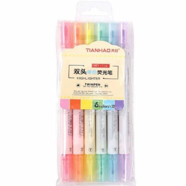 Twin%20pen%20highlighter%20set%20of%206%20(Double%20Side%20Highlighter%20Pen)%20-%20Image%207