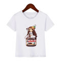 New I Love Nutella Kids Funny Cartoon Print T-Shirt Boys Girls Cothes Summer Tshirt Children Graphic T Shirts Teen Tops Tees. 