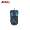 Jedel Branded 7 color RGB light wired Gaming Mouse. 