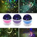 Rotating Night Light Projector Lamp Starry Star Master Sky Star Unicorn Children Kids Baby Sleep Romantic Led Projection table Lamp USB/AA Battery. 