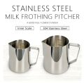 Coffee Milk Frothing Jug Latte Art Milk Frother Pitcher Stainless Steel Measurement Jug Espresso Barista Tool Coffee Accessories. 