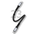 DUDAO L10C 100W PD Type C to Type C 23cm Short Data Cable. 