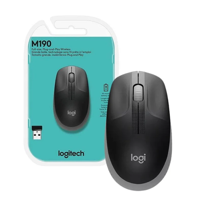 Logitech M190 / m191 Full Size Wireless Mouse