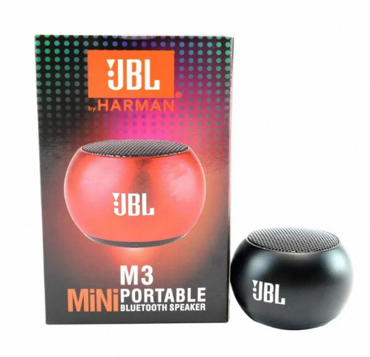 JBL M3 Mini Portable Bluetooth Speaker with Powerful Bass and Long Battery Life