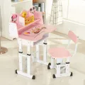 Study table for kids Kids Table Chair Kids Study Table Chair With Height Adjustable & Glossy Finish For Kids Table Chair Engineered Wood Desk Chair Engineered Wood Desk Chair Bamboo Desk Chair | GOOD FIND | LMH. 