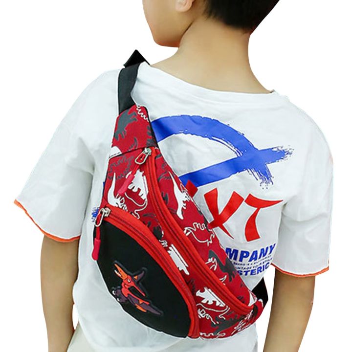 Kids%20Boys%20Girls%20Waist%20Bag,%20Stylish%20Cartoon%20Dinosaur%20Fanny%20Pack%20Crossbody%20Purse%20for%20Outdoor%20Activities%20Red%20-%20Image%204