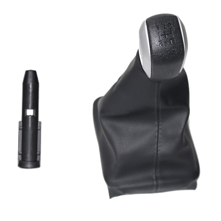 【type 2 set】 chrome Leather Shift Gear Knob Lever Gaitor Boot Cover ...