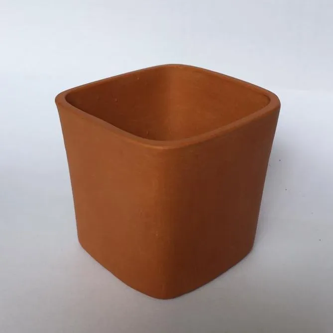 Cactus pots, natural clay