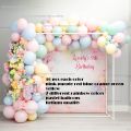 Rainbow Pastel Colors Balloons For Parties  Anniversaries Birthday Graduation Baby Shower  Weddings Unicorn Theme Rainbow Multicolor  Garland Arch Products -70 Pcs Pastel Balloons. 
