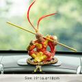 【Petalfall】Chinese Myth Monkey King Figurine Sun Wukong Statue Creative Car Decorations Art Crafts Ornament Home Decor Birthday S Cute. 