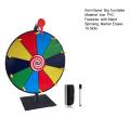 Vividaea 30cm Spinning Wheel for Events 12 Inch Prize Wheel with Stand for Carnivals Trade Shows Spinning Roulette Wheel with Marker Eraser Big Turntable for Fun Events Sturdy Spinning Game Accessory. 