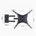 TV Bracket 14- 55 inch LCD LED bracket Fully Adjustable Tilt Triple Arm TV Wall Mount Bracket With Screw. 