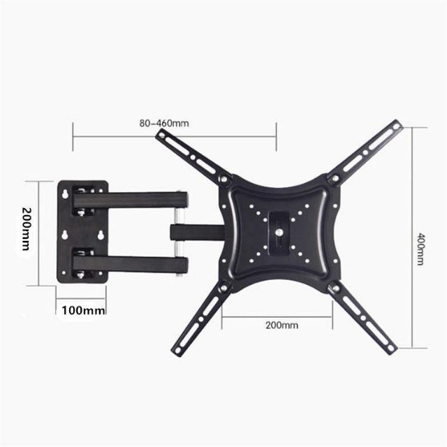 TV%20Bracket%2014-%2055%20inch%20LCD%20LED%20bracket%20Fully%20Adjustable%20Tilt%20Triple%20Arm%20TV%20Wall%20Mount%20Bracket%20With%20Screw%20-%20Image%205