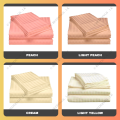 Egyptian Cotton Striped Bed Sheet with 2 Free Matching Pillow Cases | Hotel Quality | Beddings.lk. 