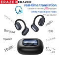 [AI Translator Earphones] Erazer XP2 Bluetooth 5.4 Touch Color Screen OWS Wireless Headphones Alarm clock Control Call Sports. 