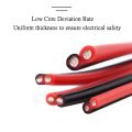 LibiLuxury 2PIN Red Balck Soft Silicone Cable 12~26AWG Heat-Resistance Electrical Power Wire Copper Core Line For Lighting Car CCTV Robots. 