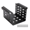2.5 Inch HDD Mounting Rack Professional Aluminium Alloy Hollow 2.5 Inch to 3.5 Inch Hard Drive Storage Bracket for IDE HDD SSD. 