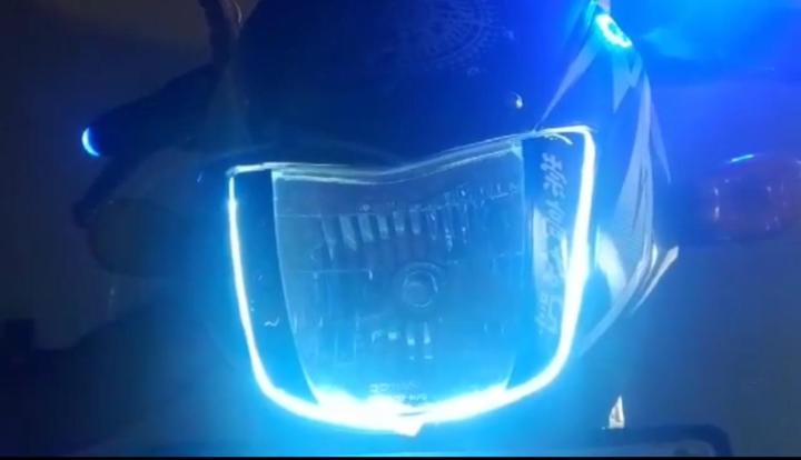 DRL+Signal Light 25cm for ct 100 Bike DRL Daytime Running Light Lamp Strip 2pcs(Left/Right)