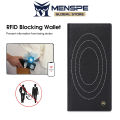 MENSPE RFID Block Long Wallet Solid Color Retro Long Wallet Coin Bag Zipper Clutch Wallets Soft PU Wallet Multi-Card Position ID Credit Cards Holders Coin Bag Business Wallets. 