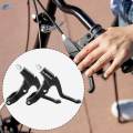 Brake Lever Set Black Extended Handle Lightweight Bike Brakes Handles for BMX Folding Bike. 
