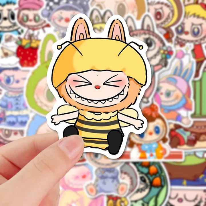 80pcs%20Labubu%20Monster%20Cartoon%20Waterproof%20Stickers%20Pack%20Cute%20Water%20Bottle%20Laptop%20Skateboard%20Scrapbook%20Anime%20Accessories%20-%20Image%204