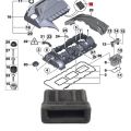JDXHLAU 2X 17111712911 Rubber Engine Upper Radiator Mounts for BMW E32 E38 E34 E39 735I 1988-1992 740I 1993-1994 750IL 1988-1994. 