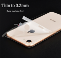 5D Transparent Film Back Cover Sticker for iPhone 6 to 14 Pro Max Anti-Stain Scratch Resistant Skin Wrap. 