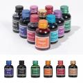 1 Bottle Pure Colorful 30ml Fountain Pen Ink Refilling Inks High Quality Calligraphy Writing Fountain Pen Ink School Stationery. 