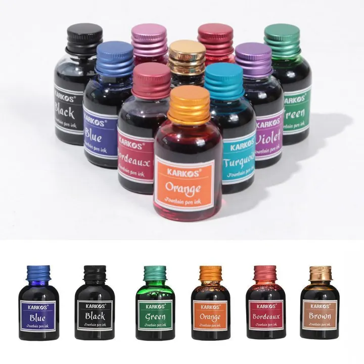 Pure Ink Color 1 Bottle Pure Colorful 30ml Fountain Pen Ink Refilling Inks High ...