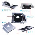 SSD HDD Caddy 9.5mm 12.7mm - Aluminum 2nd Hard Disk Case Adapter | Universal Laptop. 