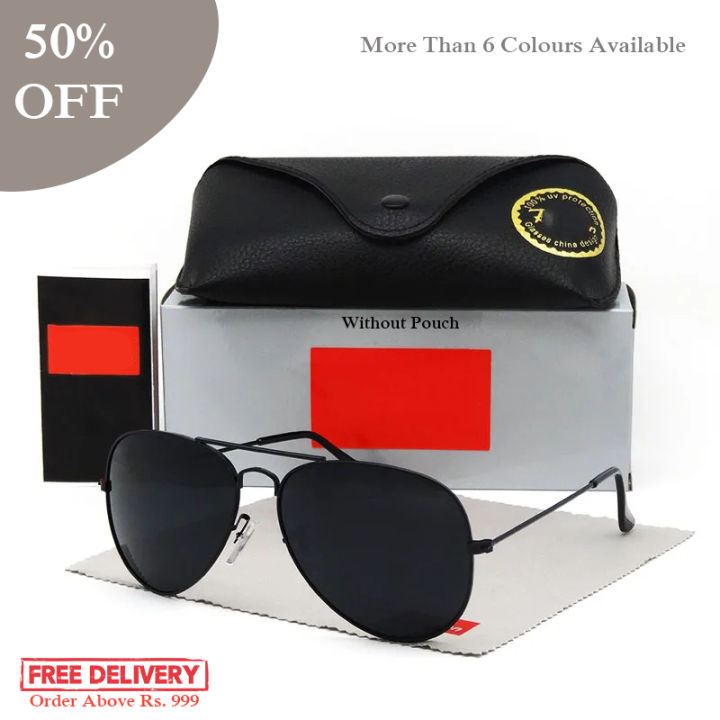 Fashion Aviator Sunglasses UV Protection Modern Sunglasses Modern Quality Sunglasses For Men and Women UV400 Protection Sunglasses For Girls and Boys Modern Sunglasses for Boys and Girls In Daraz Flyer Not Blue Light Filter Computer Glass