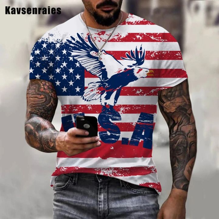 2022%20American%20Eagle%20Print%203D%20T-shirt%20USA%20Flag%20Short%20Sleeve%20Hip%20Hop%20Funny%20Flying%20Eagle%20T%20Shirt%20Boy%20Girl%20Casual%20Streetwear%20Tops%20-%20Image%202