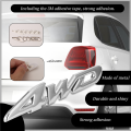 CGearuppt 4WD Displacement Car Chromed Emblem Badge Car Sticker Logo. 