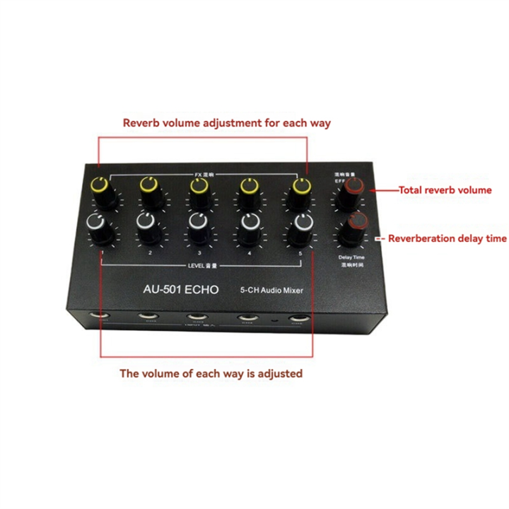 5-Channel%20Audio%20Mixer%20Portable%20Mini%20Microphone%20Extender%20Mixing%20Console%20with%20Reverb%20Type-C%20Rechargeable%20B%20-%20Image%204