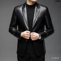 Suit Genuine Leather Clothes Casual Jacket Haining Leather Coat Men's Tight New Suit Men's Thin Spring and Autumn Business 』. 