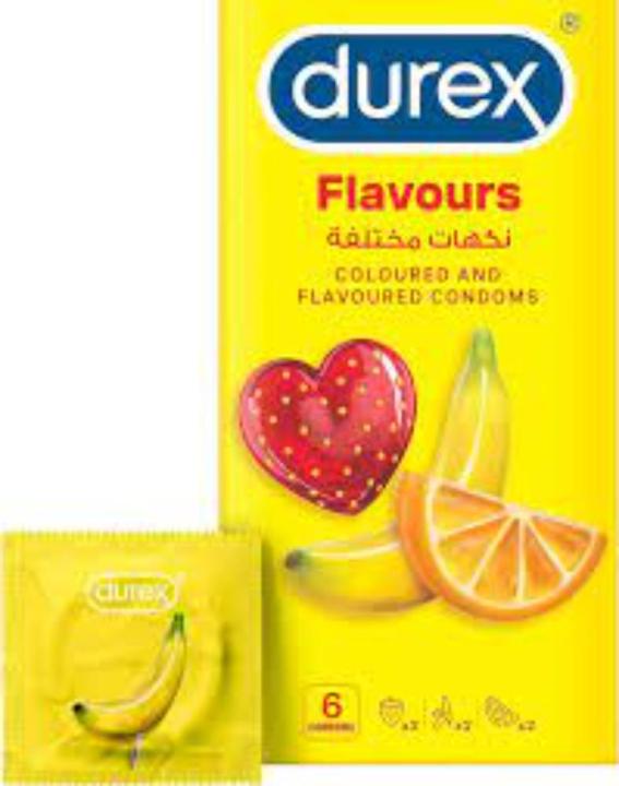 Durex Flavours Coloured And Flavoured 6 Condoms