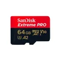 SanDisk 64GB Extreme PRO microSD (200Mb/s). 