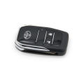 Modified car key shall smart key 2 Buttons/  Folding Smart  Key Fob   For  Prado Land Cruiser. 