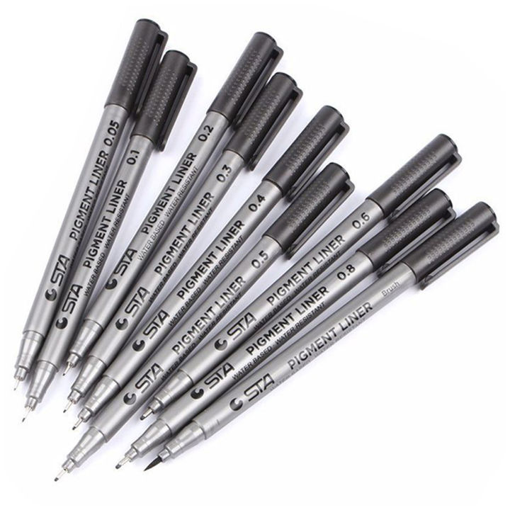 9%20Micro-Pen%20Precision%20Fineliner%20Waterproof%20Archival%20Ink%20Pens%20Fine%20Point%20Line%20Pen%20for%20Art%20Watercolor%20Sketching%20Anime%20Manga%20Office%20Documents%20Art%20Drawing%20Supplies%20-%20Image%207
