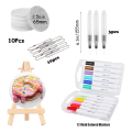 Puff Paint Magic, 3D Drawing Canvas Sponge, DIY Bubble Pen Texture Painting Kit, Popcorn Art Supplies. 