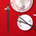 5 Pairs Alloy Chopsticks - Reusable Fiberglass Alloy Non Slip Japanese Chinese Korean Chop Sticks Pack by ZinZen. 