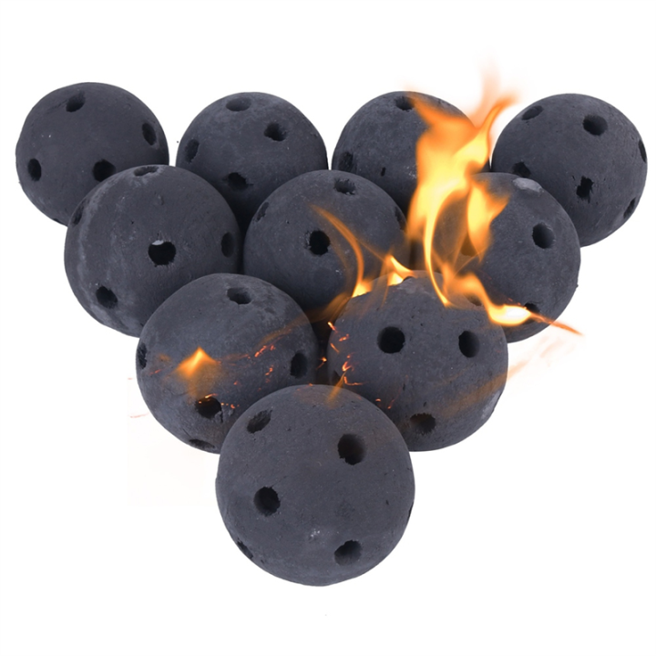 Fire Balls Rodes Hollow Ceramic Fire Balls, Set of 15 Round Fire Stones Set for Indoor ...