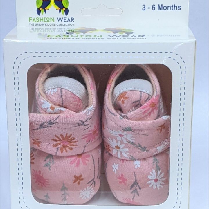 Baby Shoes Assorted Colours 3-6Months