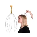 Head Massager Therapy Stainless Wire Hand Held Head Scalp Massager. 