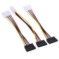 IDE to Serial  SATA Hard Drive Power Adapter Cable IDE to SATA Power Cable extenders. 